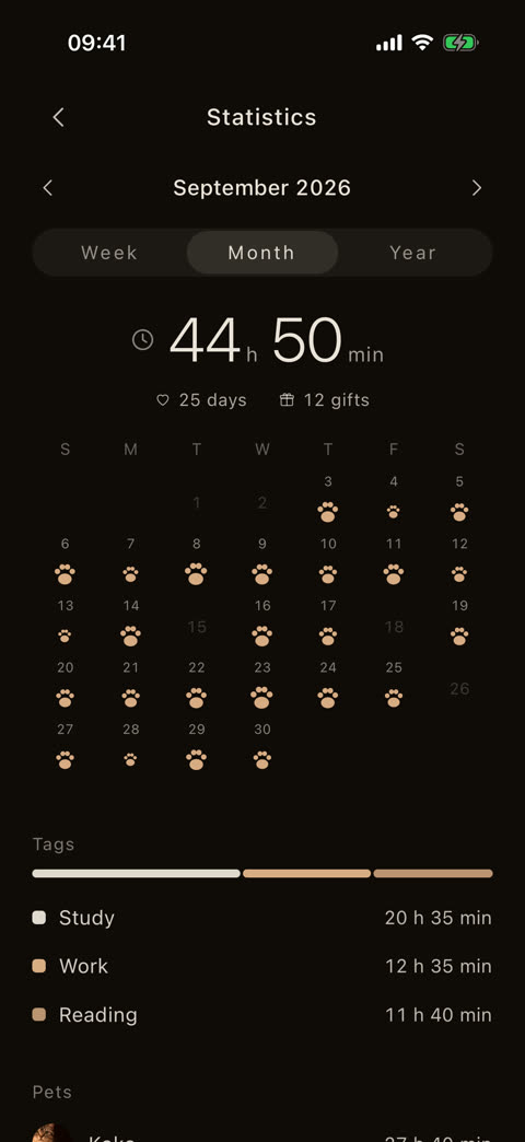 Focus statistics